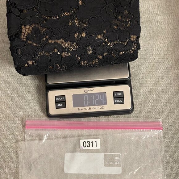 NWT Bailey 44 Black Lace Overlay Sheath Dress Size Medium NEW - Picture 7 of 7